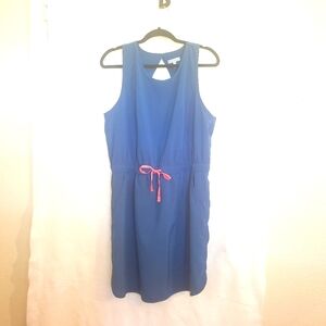 Ocean + Coast Dress Teal Agate Stretch Woven Tank Beach Outdoor Women's XL